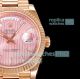 GMF Swiss Replica Rolex Day-Date 40mm Rose Gold Watch Champagne Stripe Motif Dial (4)_th.jpg